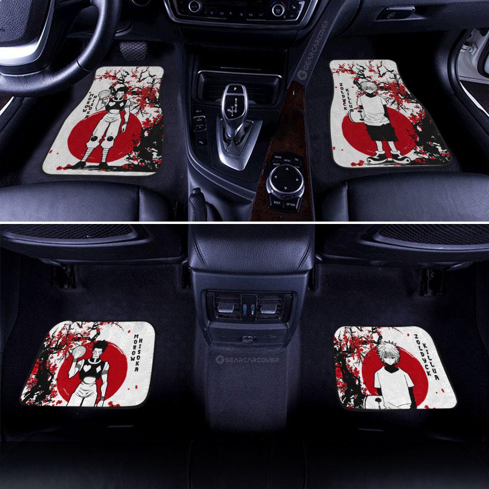 Killua Zoldyck And Hisoka Morow Car Floor Mats Custom Japan Style Hunter x Hunter Anime Car Accessories - Gearcarcover - 3