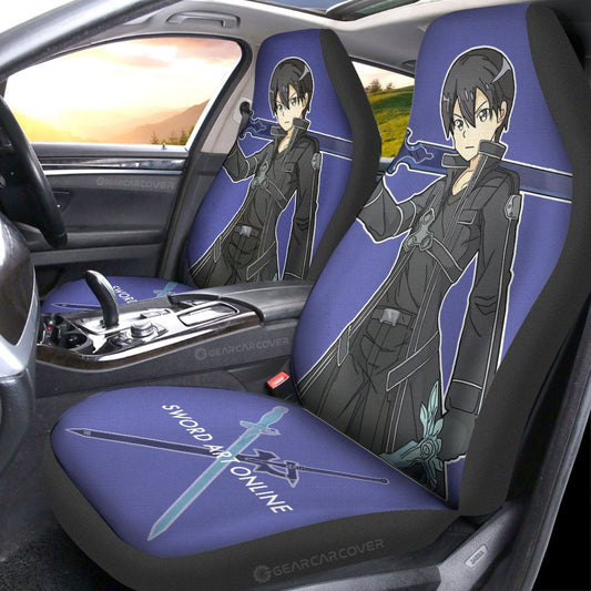 Kirigaya Kazuto Car Seat Covers Custom Sword Art Online Anime - Gearcarcover - 2