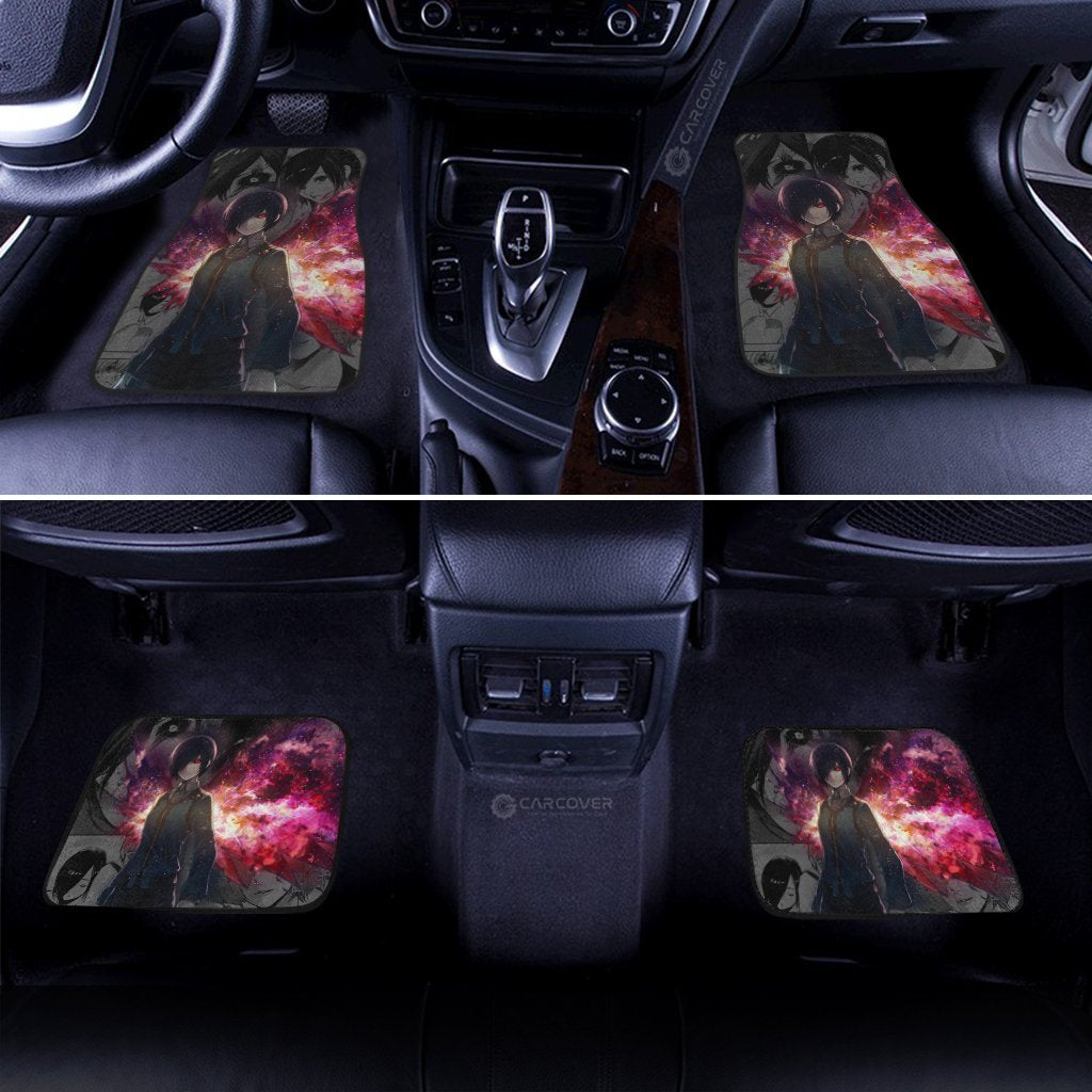 Kirishima Touka Car Floor Mats Custom Anime Tokyo Ghoul Car Interior Accessories - Gearcarcover - 3