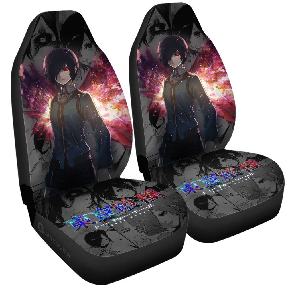 Kirishima Touka Car Seat Covers Custom Anime Tokyo Ghoul Car Interior Accessories - Gearcarcover - 3