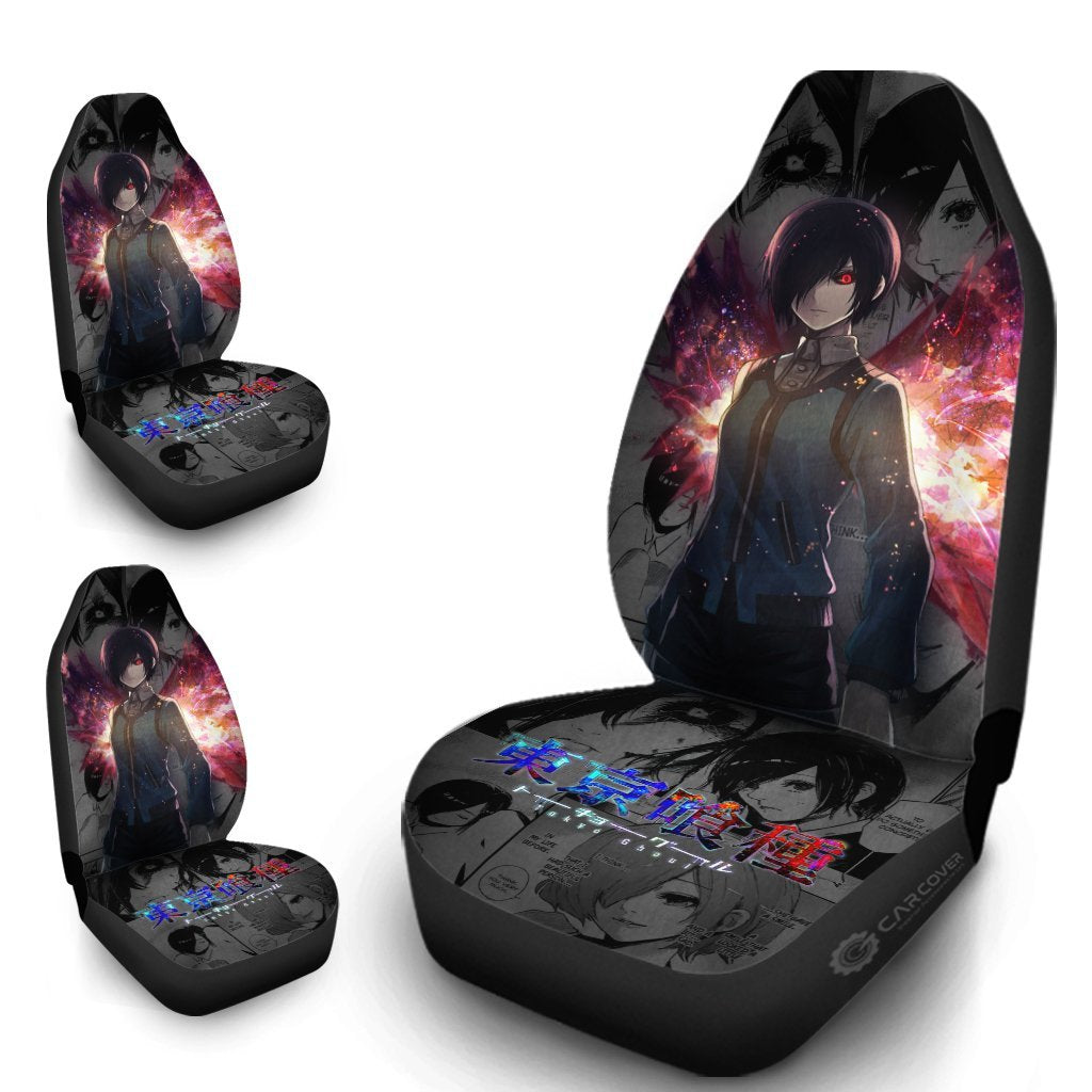 Kirishima Touka Car Seat Covers Custom Anime Tokyo Ghoul Car Interior Accessories - Gearcarcover - 4