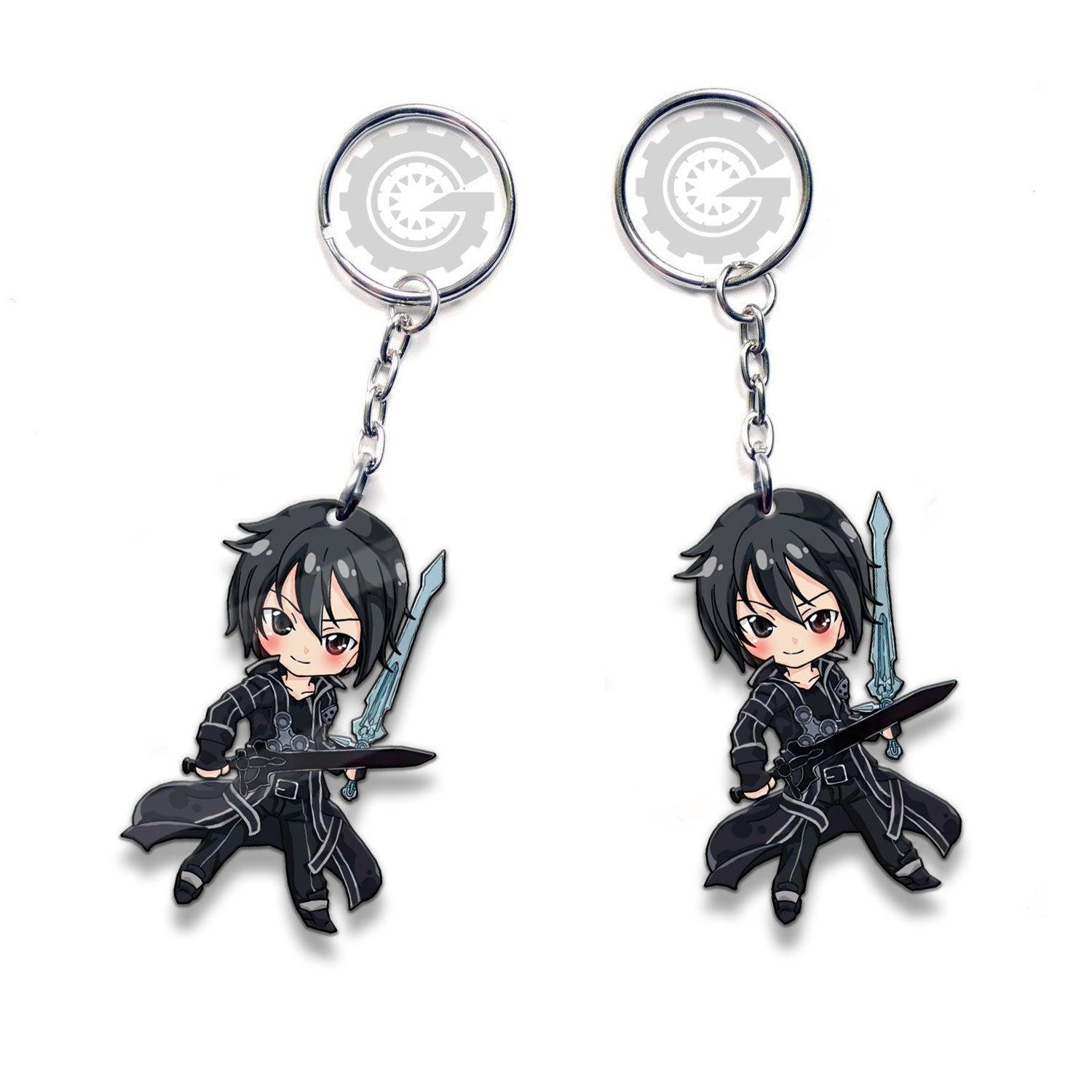 Kirito Keychain Custom Sword Art Online Anime Car Accessories - Gearcarcover - 3