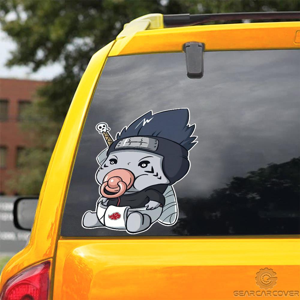 Kisame Car Sticker Custom Akatsuki Members Naru Anime Car Accessories - Gearcarcover - 3