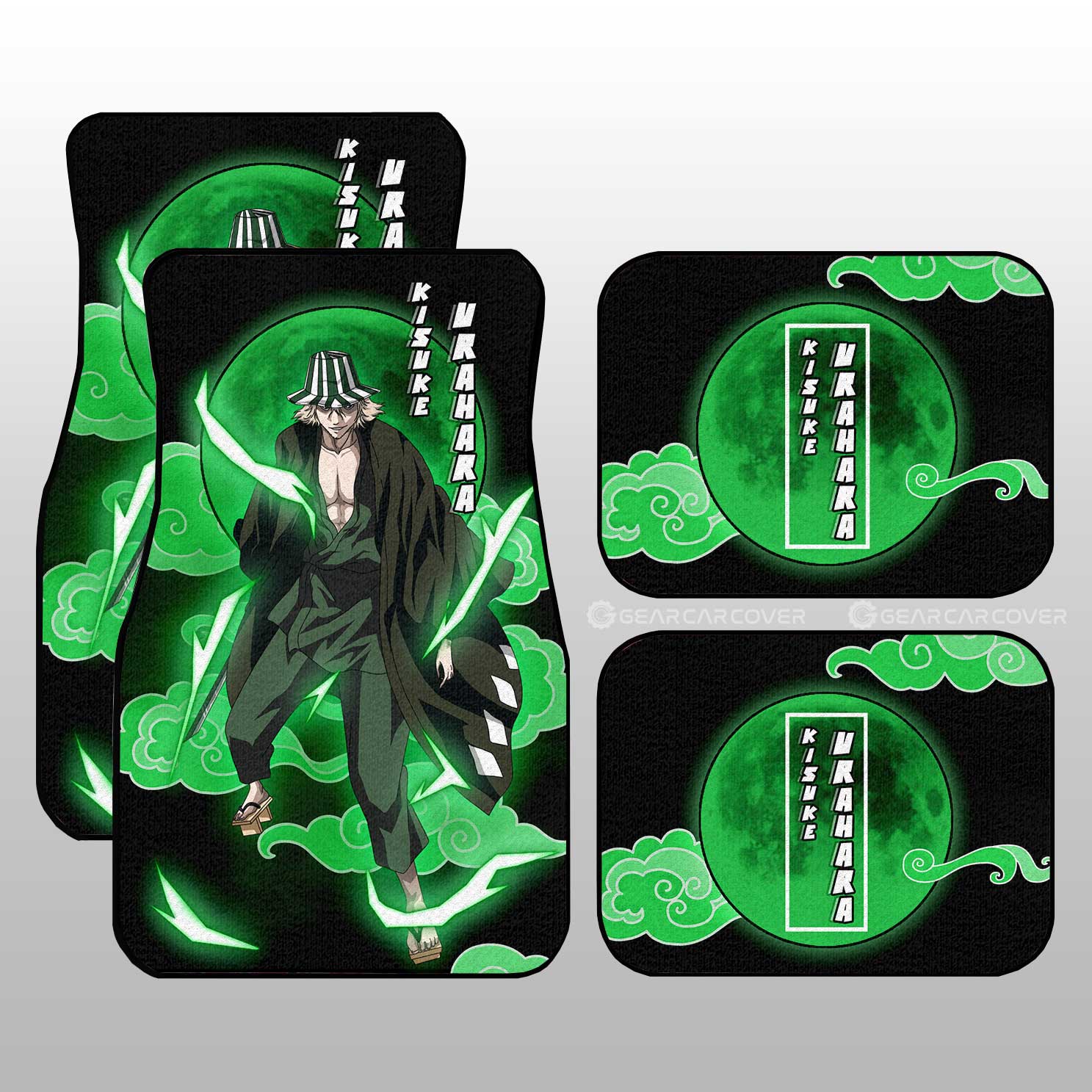 Kisuke Urahara Car Floor Mats Custom Bleach Anime Car Interior Accessories - Gearcarcover - 1