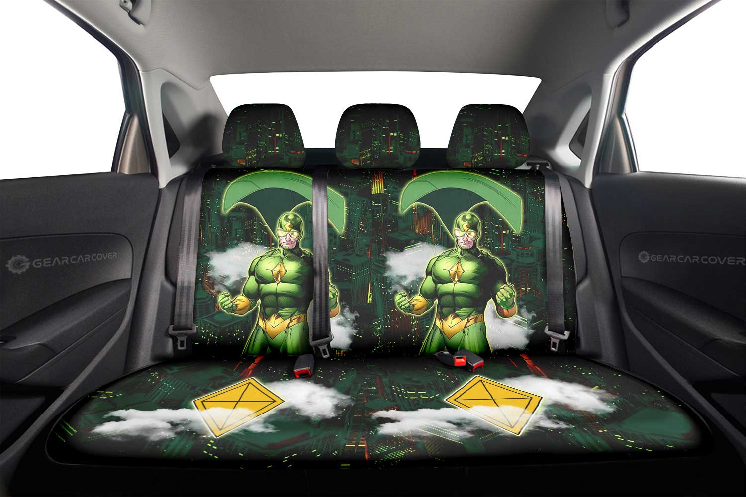 Kite Man Car Back Seat Cover Custom Car Accessories - Gearcarcover - 2