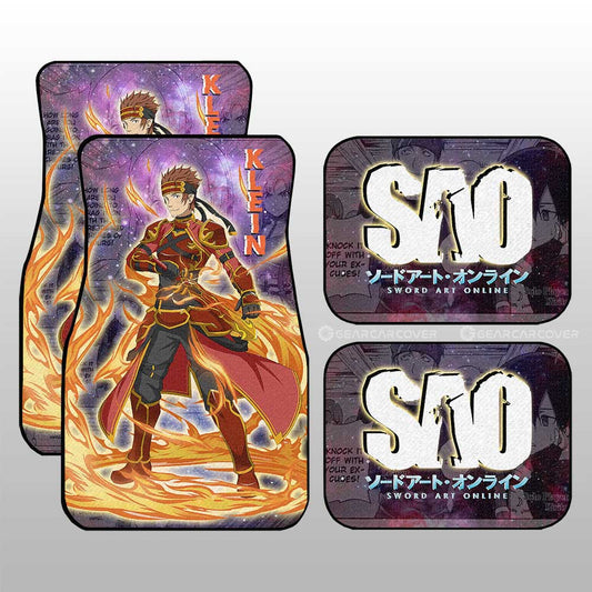 Klein Car Floor Mats Custom Sword Art Online Anime Manga Galaxy Style - Gearcarcover - 1