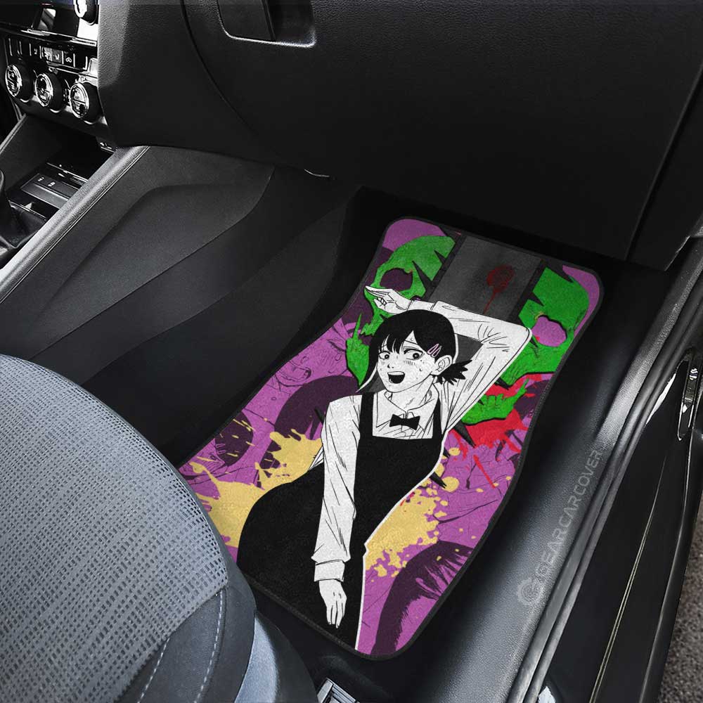 Kobeni Higashiyama Car Floor Mats Custom Chainsaw Man Anime Car Accessories - Gearcarcover - 4