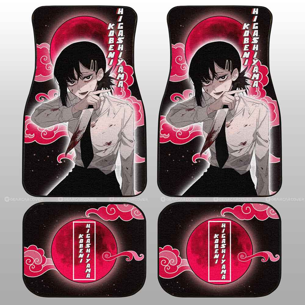 Kobeni Higashiyama Car Floor Mats Custom Chainsaw Man Anime - Gearcarcover - 2
