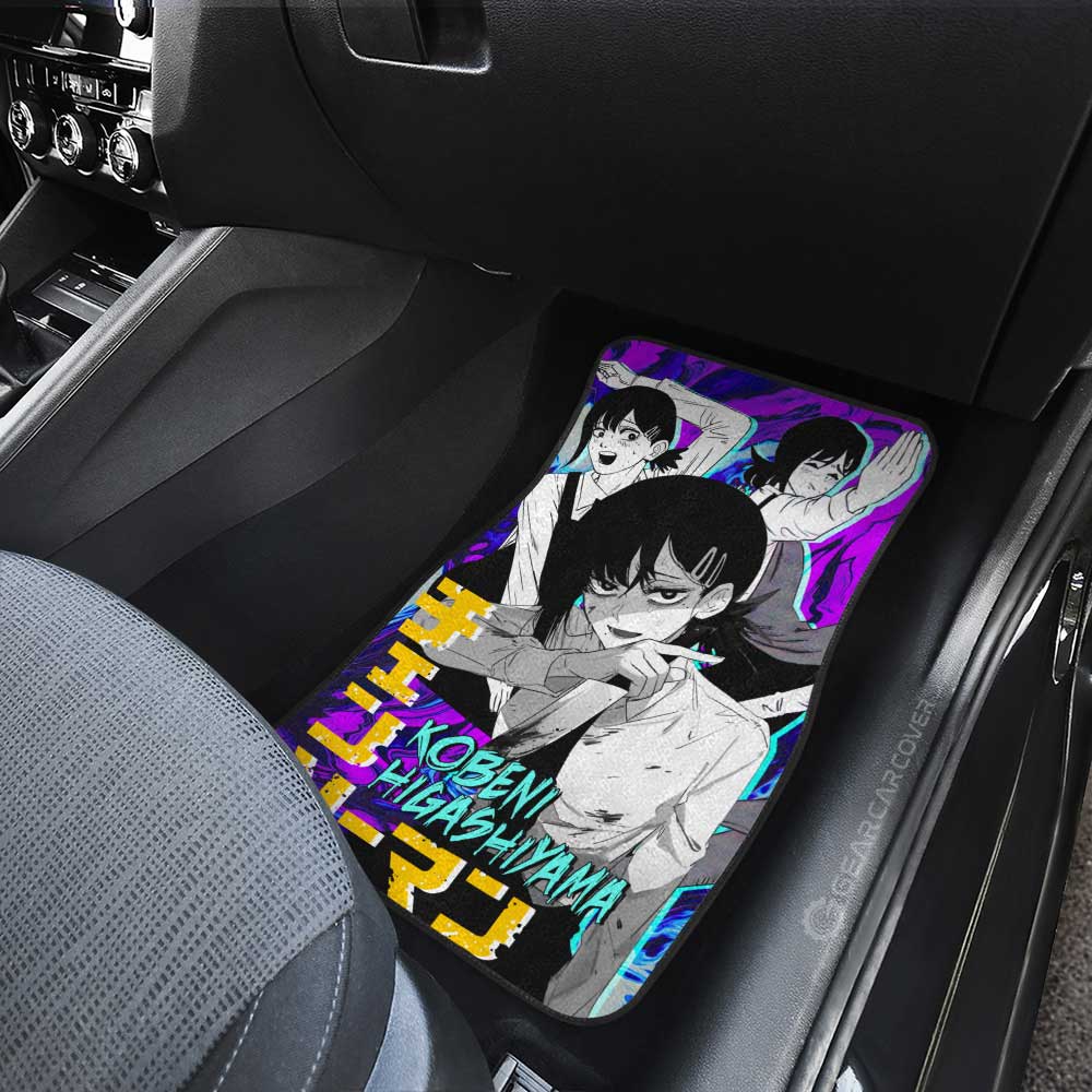 Kobeni Higashiyama Car Floor Mats Custom Chainsaw Man Anime - Gearcarcover - 3