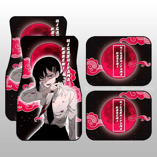 Kobeni Higashiyama Car Floor Mats Custom Chainsaw Man Anime - Gearcarcover - 1