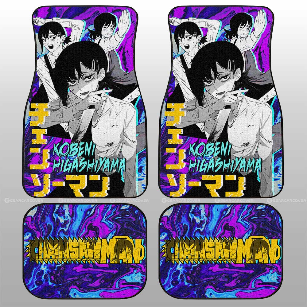 Kobeni Higashiyama Car Floor Mats Custom Chainsaw Man Anime - Gearcarcover - 1