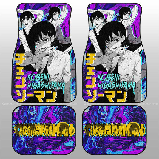 Kobeni Higashiyama Car Floor Mats Custom Chainsaw Man Anime - Gearcarcover - 1