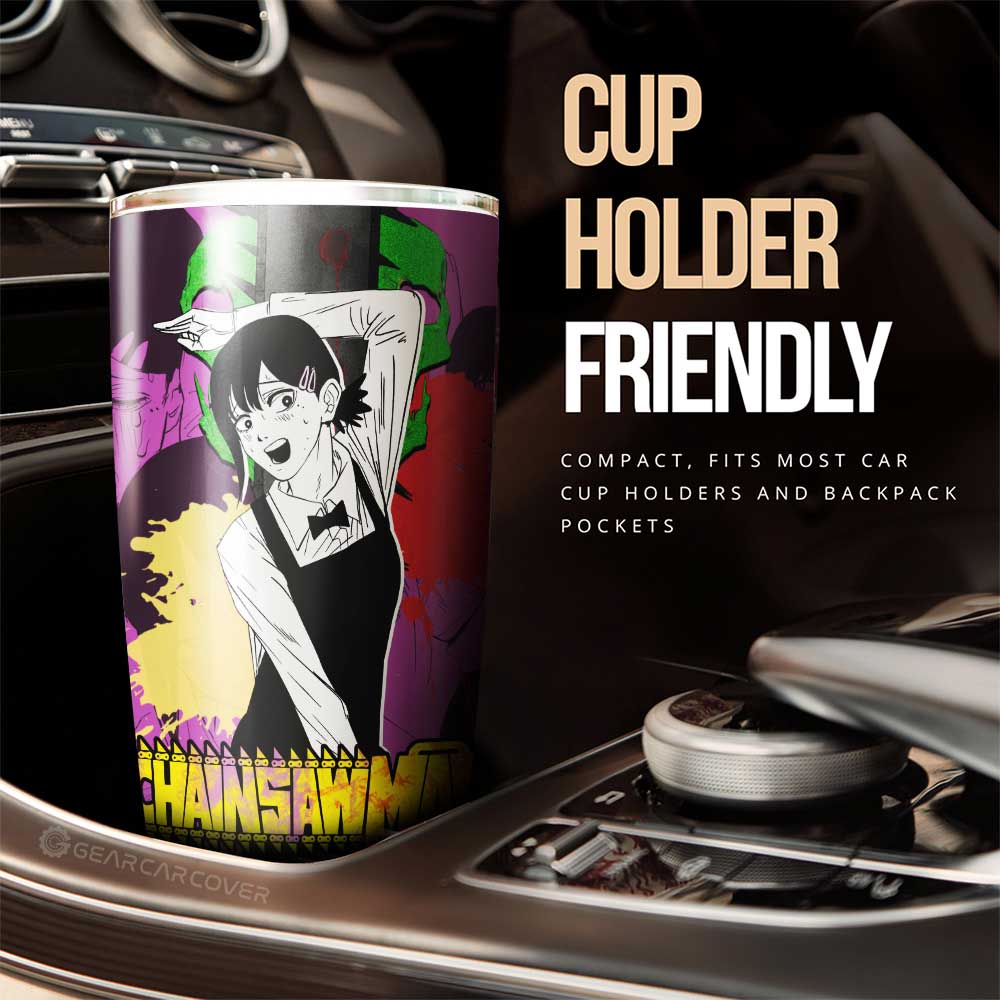 Kobeni Higashiyama Tumbler Cup Custom Chainsaw Man Anime Car Interior Accessories - Gearcarcover - 2