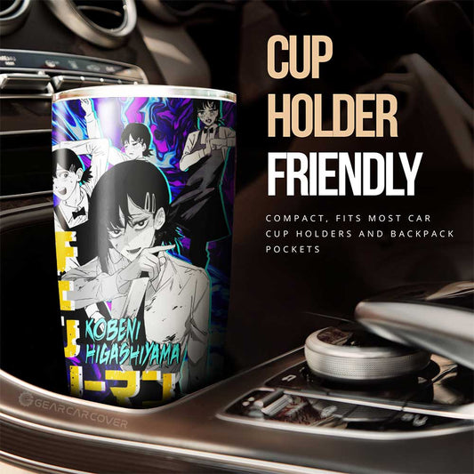 Kobeni Higashiyama Tumbler Cup Custom Chainsaw Man Anime - Gearcarcover - 2