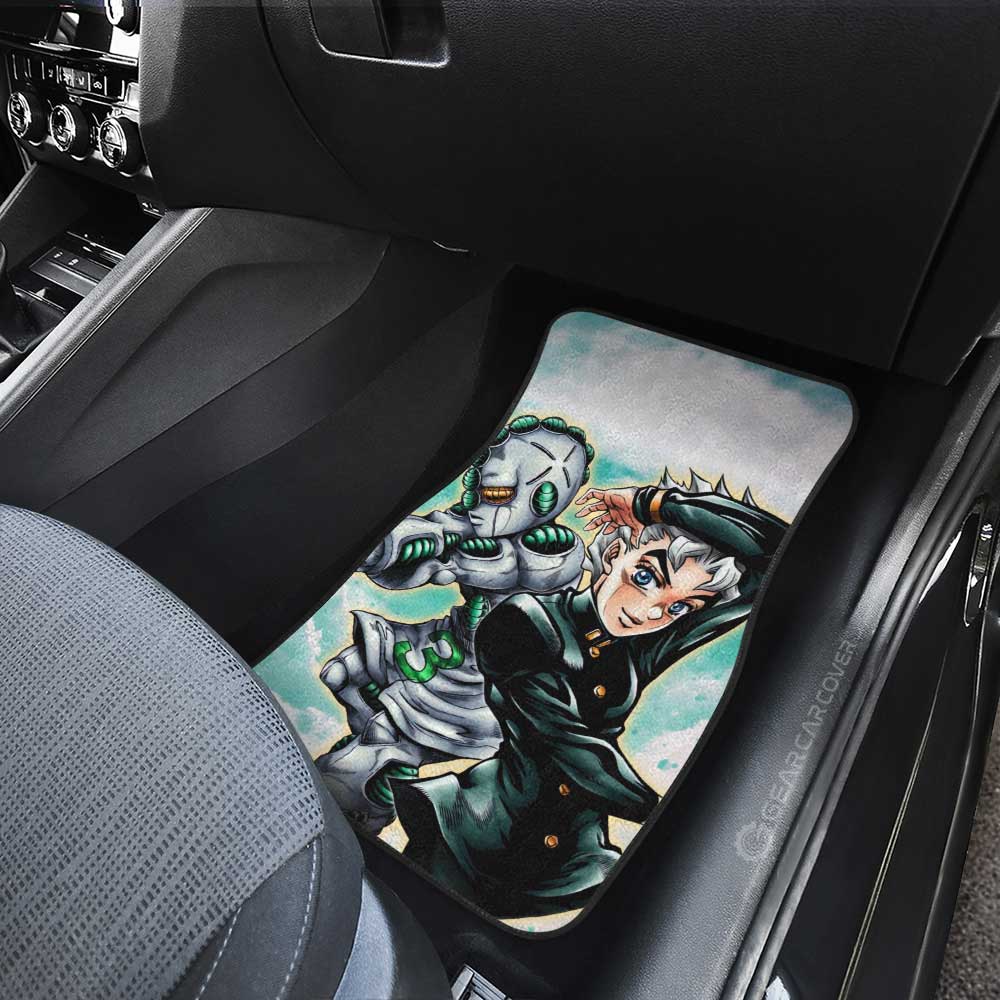 Koichi Hirose Car Floor Mats Custom Jojo's Bizarre Adventures Anime - Gearcarcover - 3