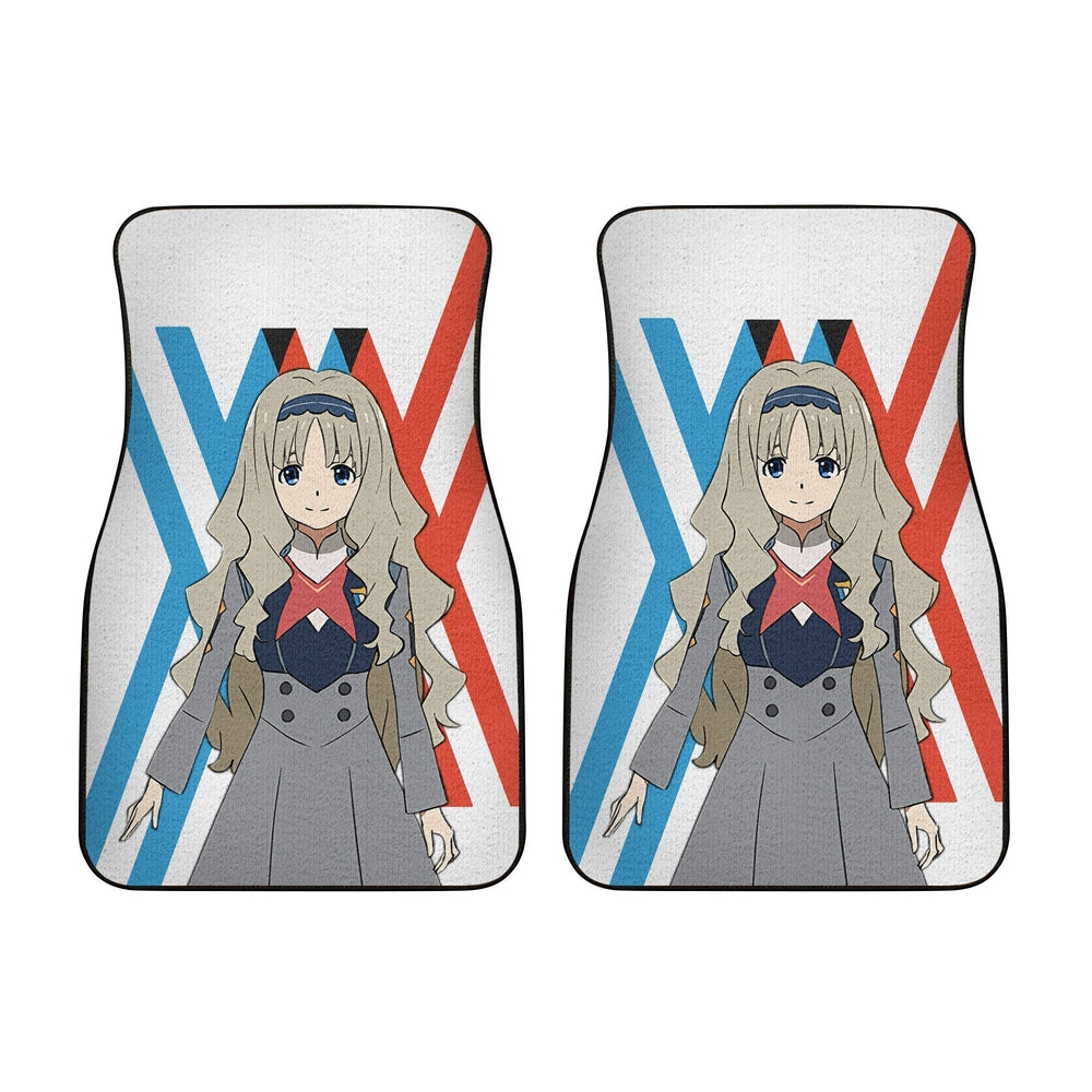 Kokoro Code 556 Car Floor Mats Custom Darling In The Franxx Anime Car Accessories - Gearcarcover - 2