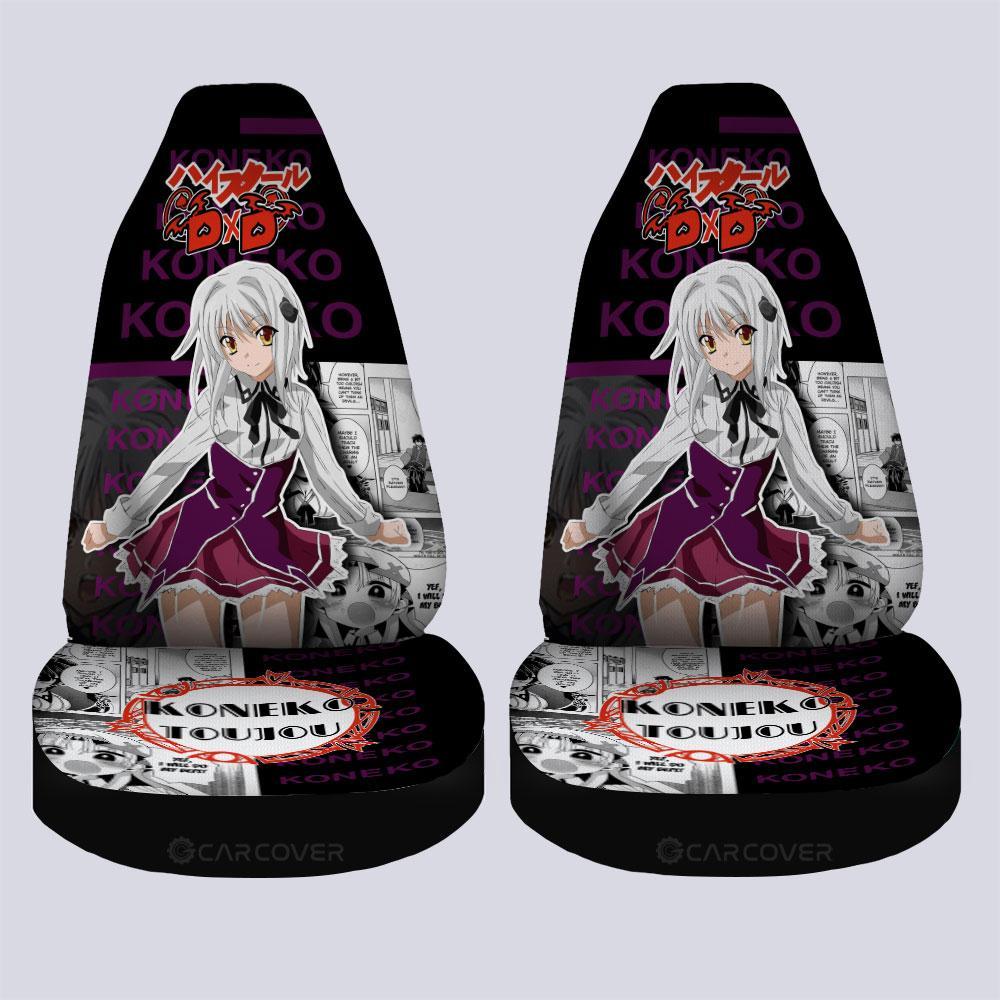 Koneko Toujou Car Seat Covers Custom Anime High School DxD Car Accessories - Gearcarcover - 4