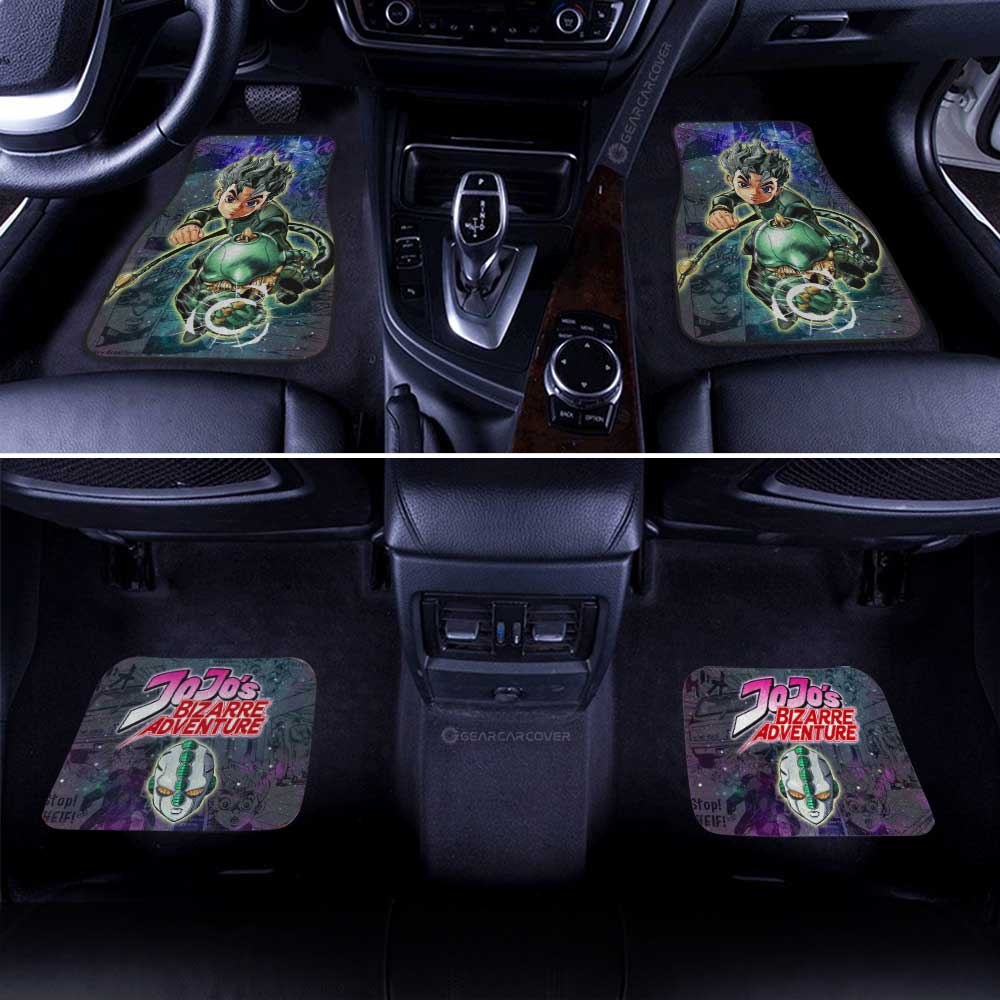 Kouichi Hirose Car Floor Mats Custom Galaxy Style JJBA Anime Car Accessories - Gearcarcover - 3