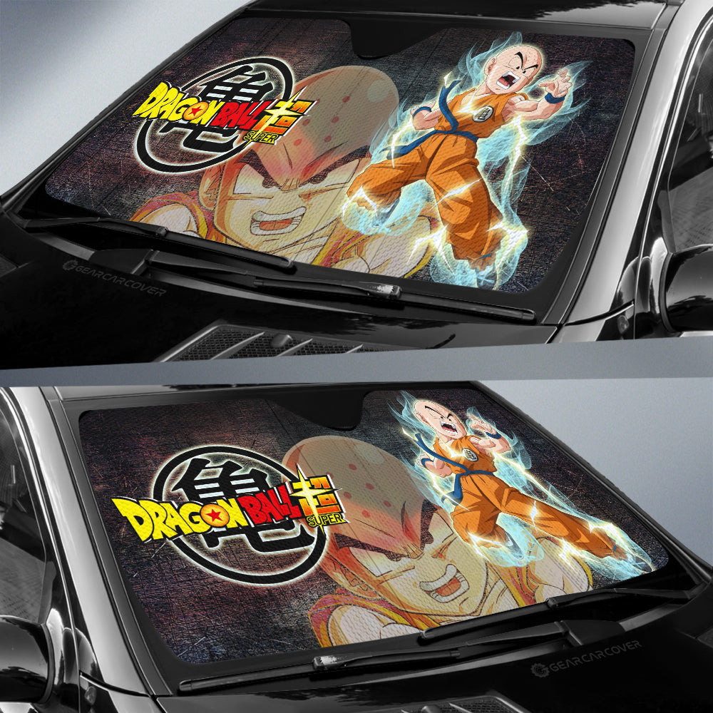Krillin Car Sunshade Custom Dragon Ball Car Interior Accessories - Gearcarcover - 3