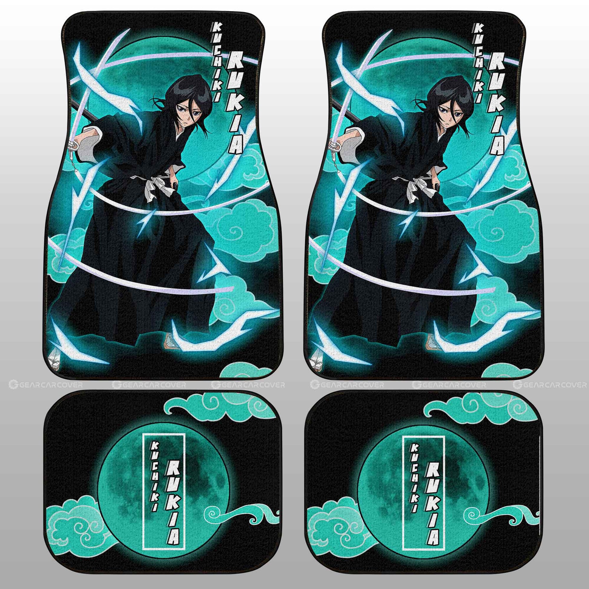 Kuchiki Rukia Car Floor Mats Custom Bleach Anime Car Interior Accessories - Gearcarcover - 2