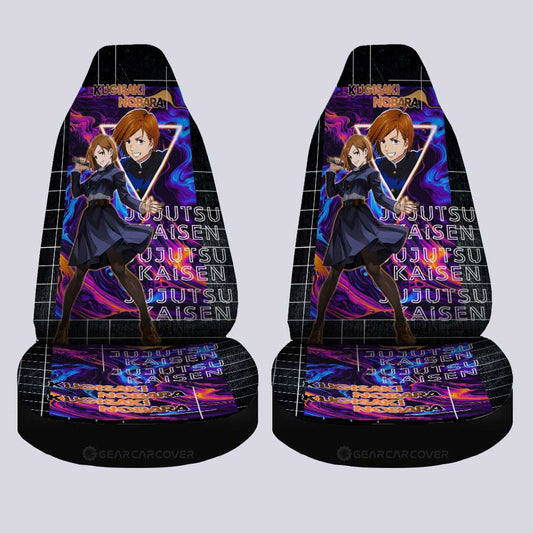 Kugisaki Nobara Car Seat Covers Custom Jujutsu Kaisen Anime Car Accessories - Gearcarcover - 2