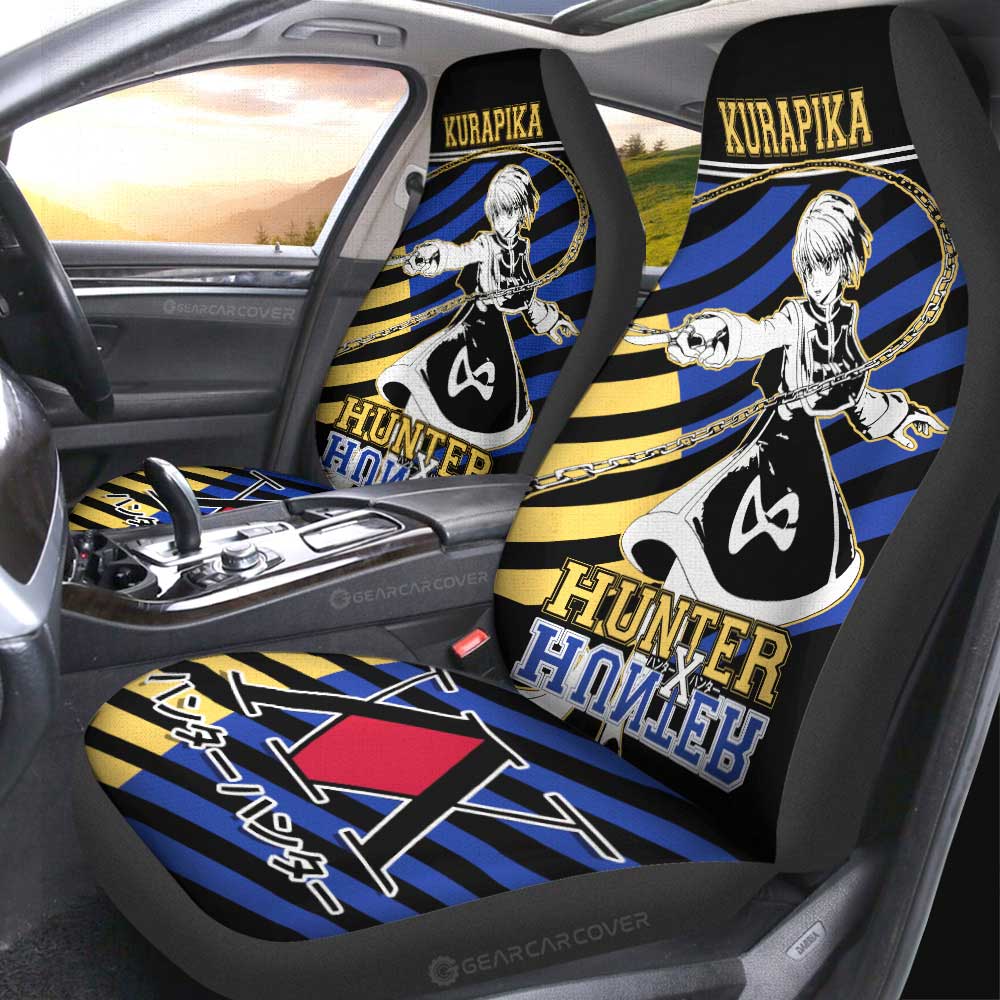 Kurapika Car Seat Covers Custom Hunter x Hunter Anime Car Accessories - Gearcarcover - 4