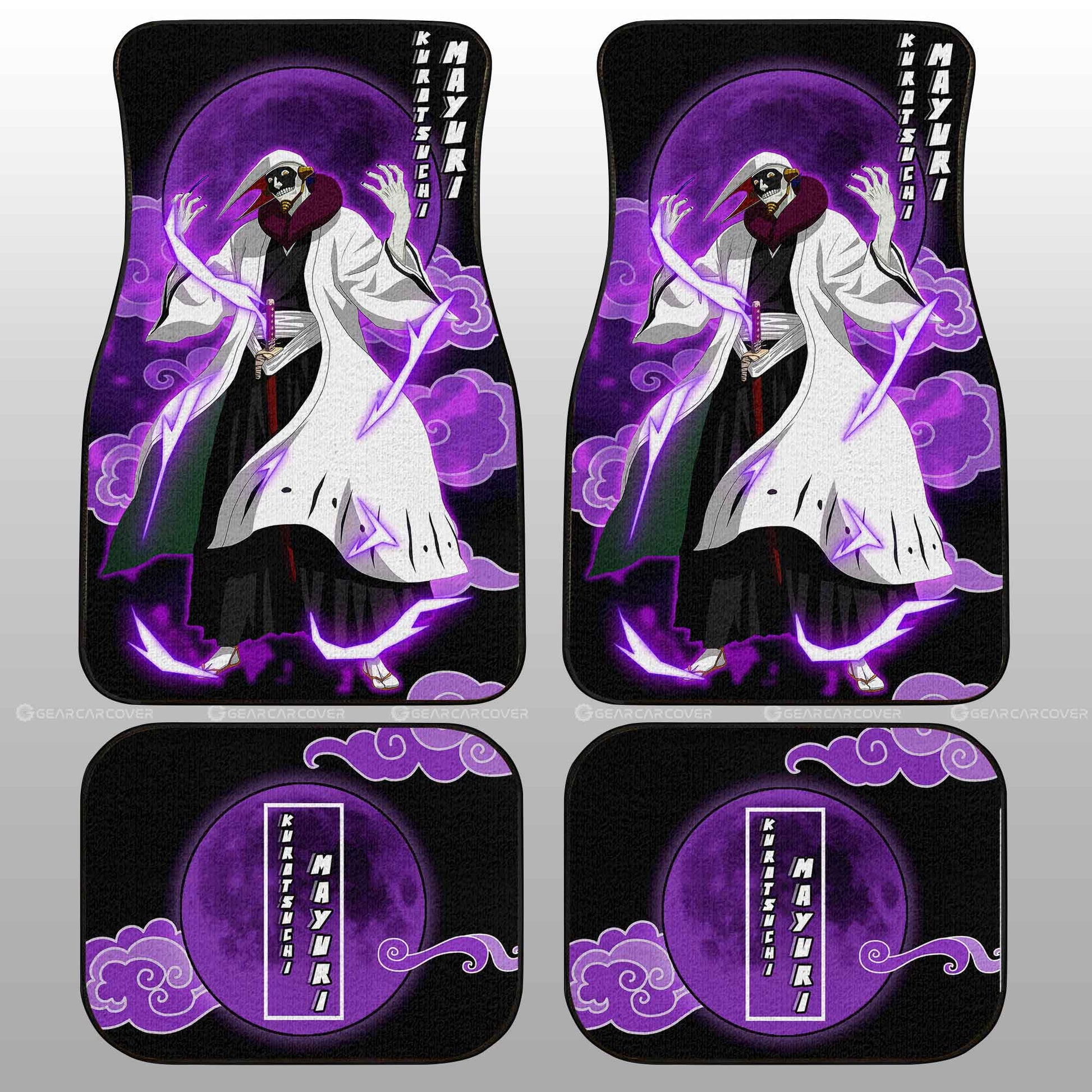 Kurotsuchi Mayuri Car Floor Mats Custom Anime Bleach Car Accessories - Gearcarcover - 2