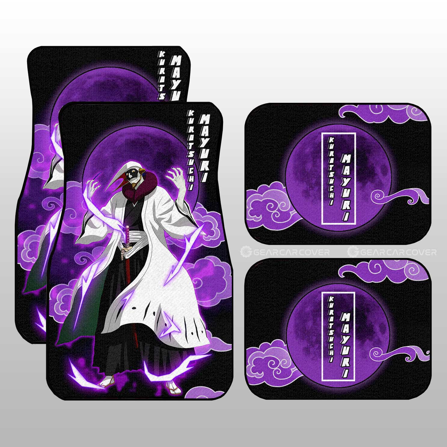 Kurotsuchi Mayuri Car Floor Mats Custom Anime Bleach Car Accessories - Gearcarcover - 1