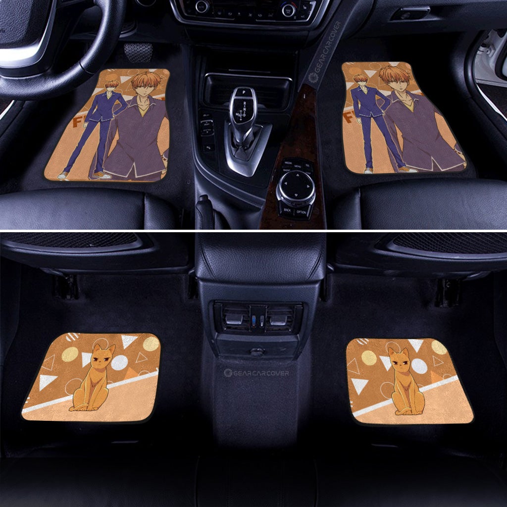 Kyo Sohma Car Floor Mats Custom Fruit Basket Anime Car Accessories - Gearcarcover - 3