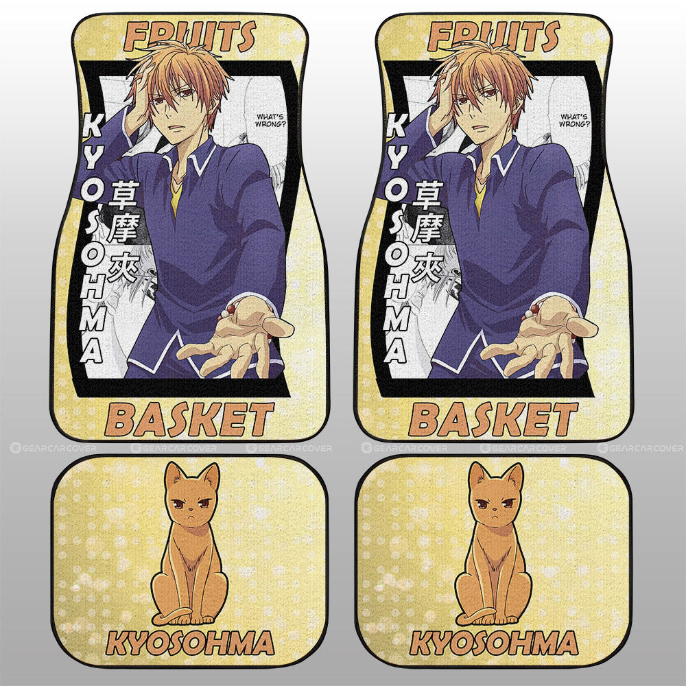 Kyo Sohma Car Floor Mats Custom Fruits Basket Anime Car Accessories - Gearcarcover - 1