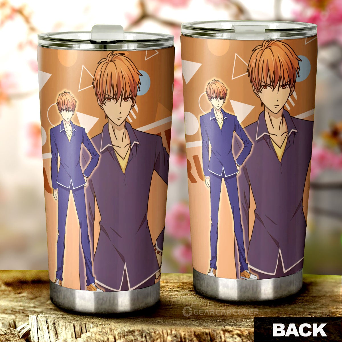 Kyo Sohma Tumbler Cup Custom Fruit Basket Anime Car Accessories - Gearcarcover - 3