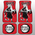 Kyoujurou Rengoku Car Floor Mats Custom Demon Slayer Anime Car Accessories Manga Style For Fans - Gearcarcover - 2