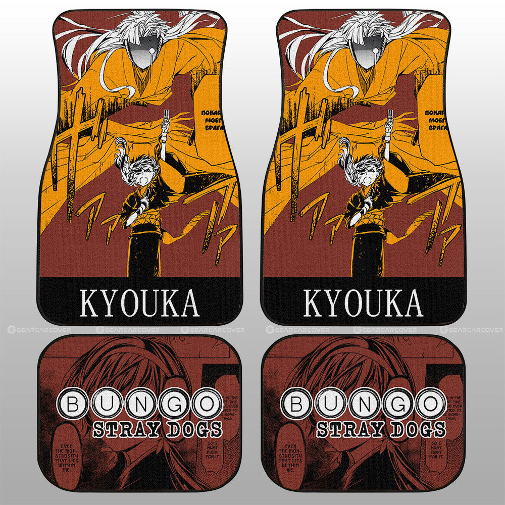 Kyouka Izumi Car Floor Mats Custom Bungou Stray Dogs Anime Car Accessories - Gearcarcover - 4