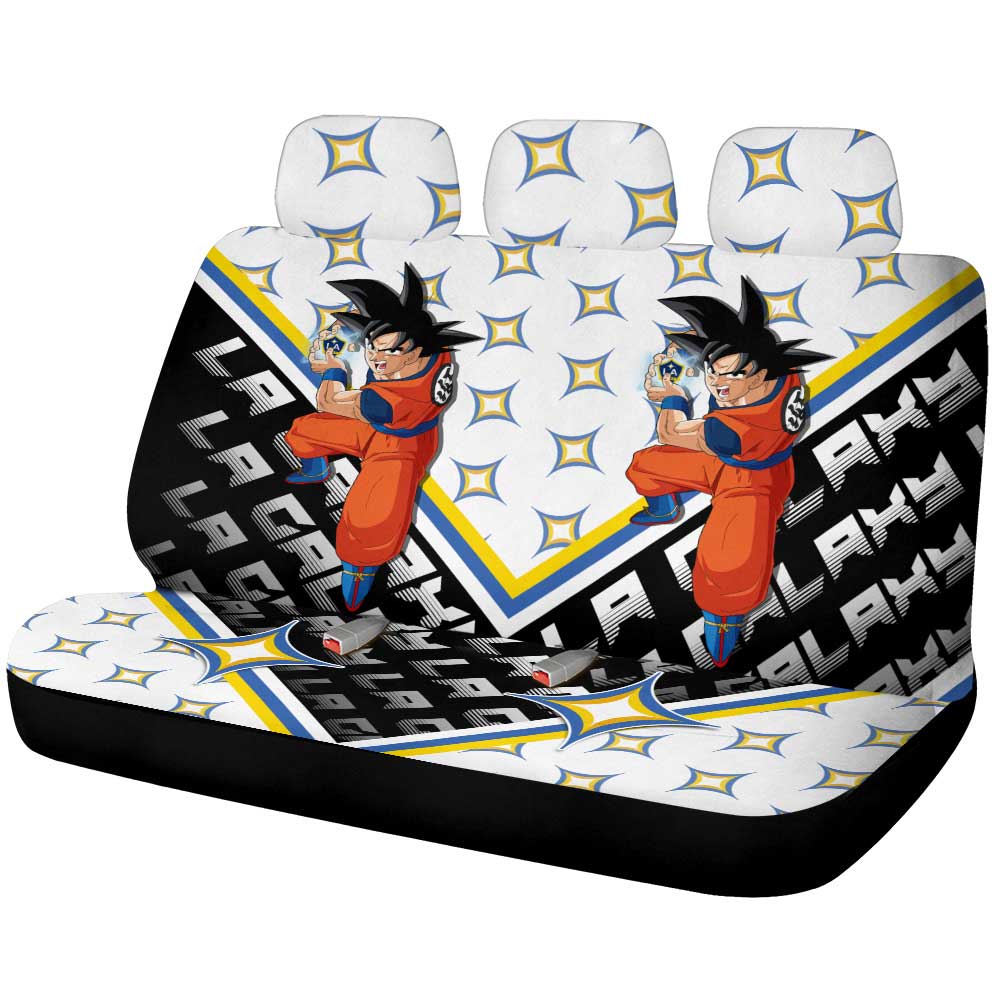 LA Galaxy Car Back Seat Covers Custom Car Accessories For Fans - Gearcarcover - 2