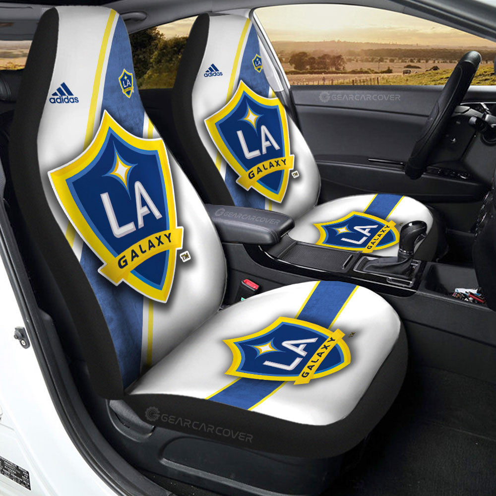 LA Galaxy Car Seat Covers Custom Car Accessories For Fans - Gearcarcover - 3