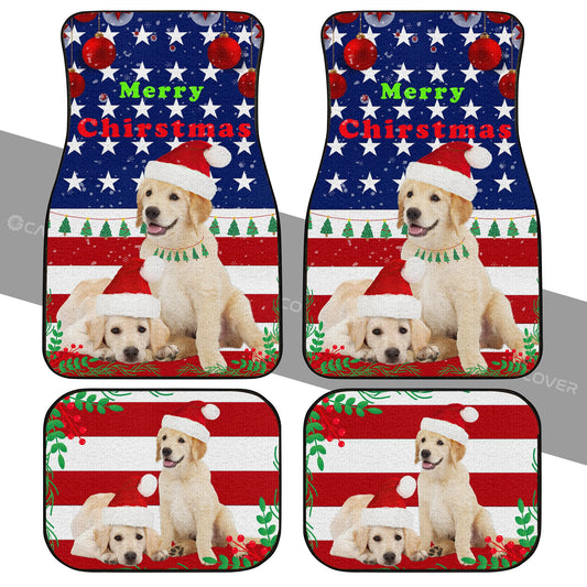 Labrador Retrievers Car Floor Mats Custom Christmas Dog Car Accessories - Gearcarcover - 2