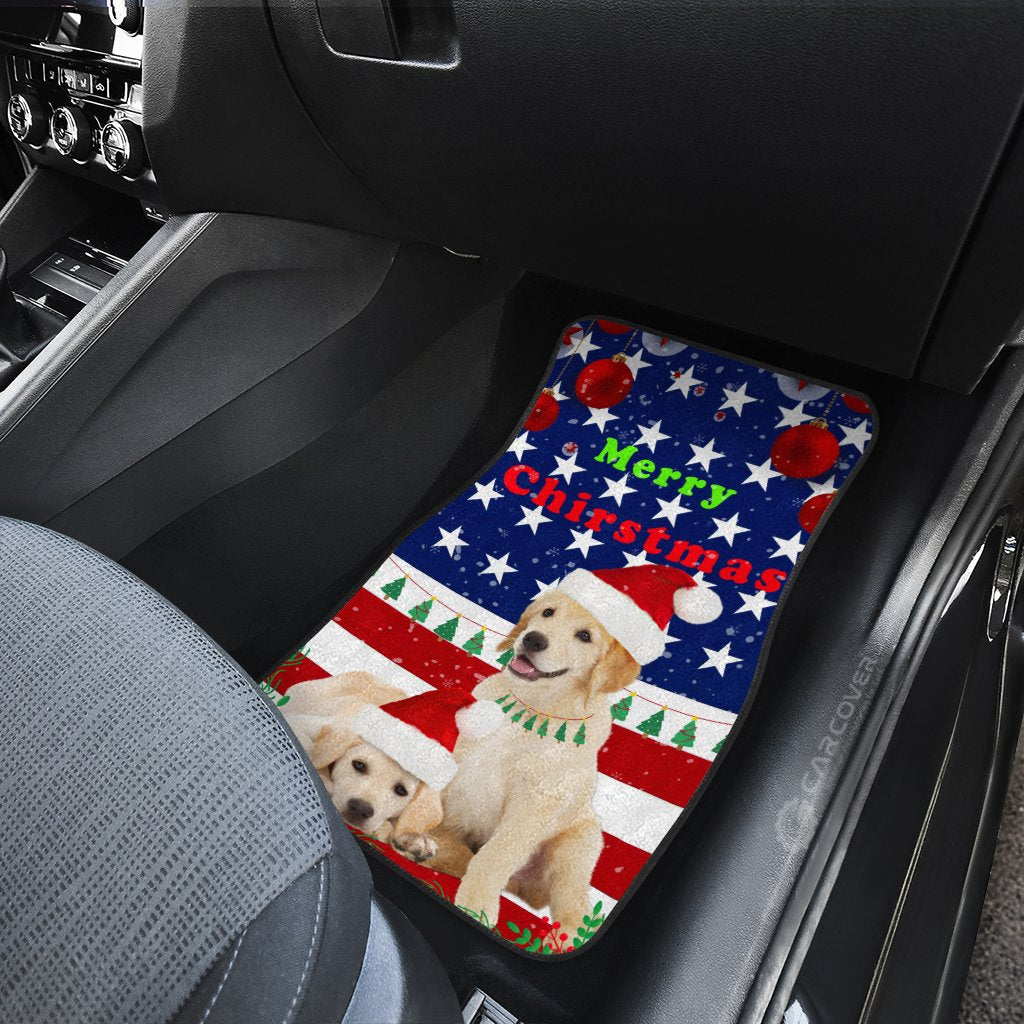 Labrador Retrievers Car Floor Mats Custom Christmas Dog Car Accessories - Gearcarcover - 4