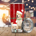 Labrador Retrievers Tumbler Cup Custom Christmas Dog Car Accessories - Gearcarcover - 2