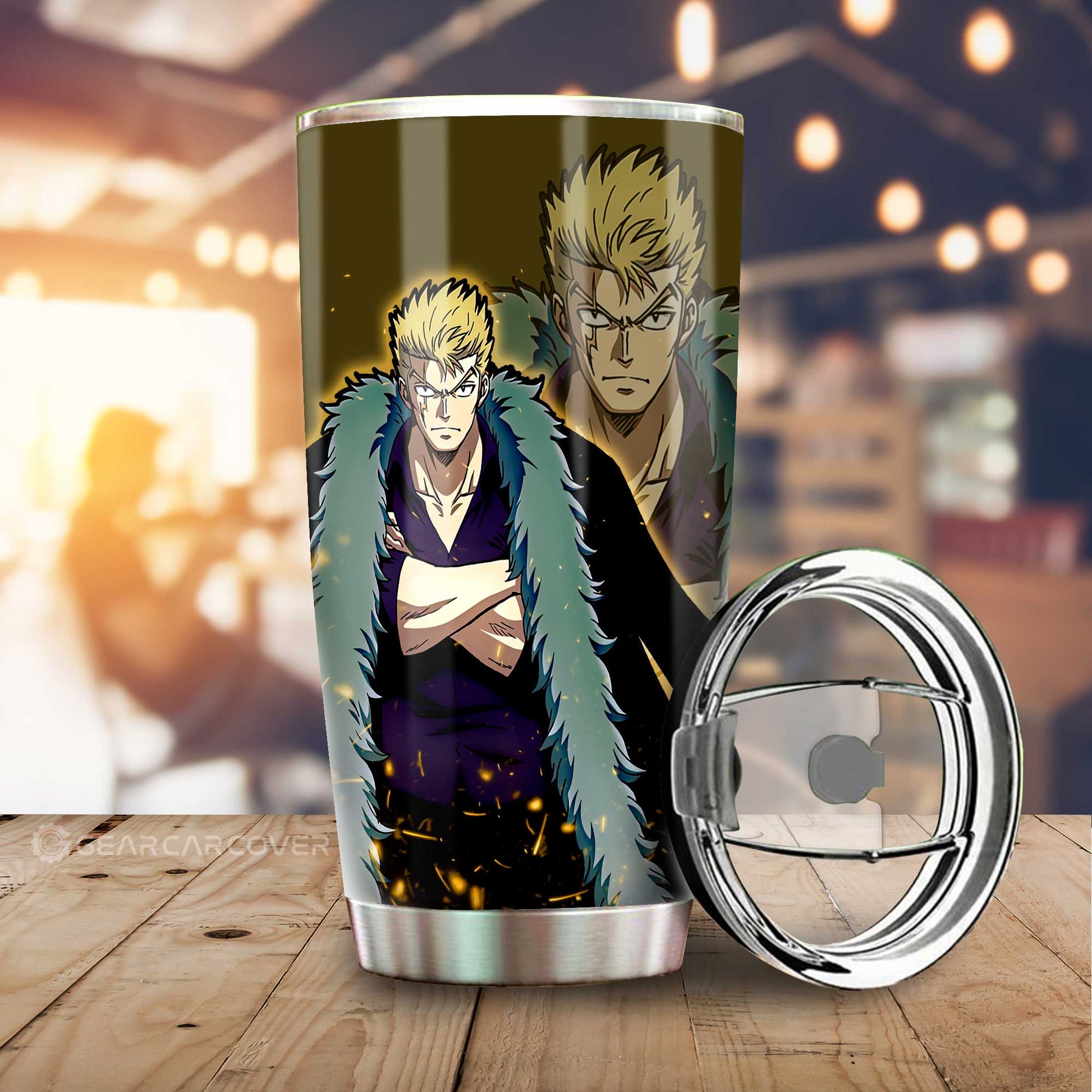 Laxus Dreyar Tumbler Cup Custom Fairy Tail Anime - Gearcarcover - 1