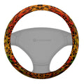 Leopard Skin Steering Wheel Cover Custom Animal Skin Printed Car Interior Accessories - Gearcarcover - 1