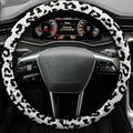 Leopard Steering Wheel Cover Custom Animal Skin Printed Car Interior Accessories - Gearcarcover - 4