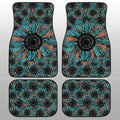 Leopard Sunflower Car Floor Mats Custom Car Decoration - Gearcarcover - 2