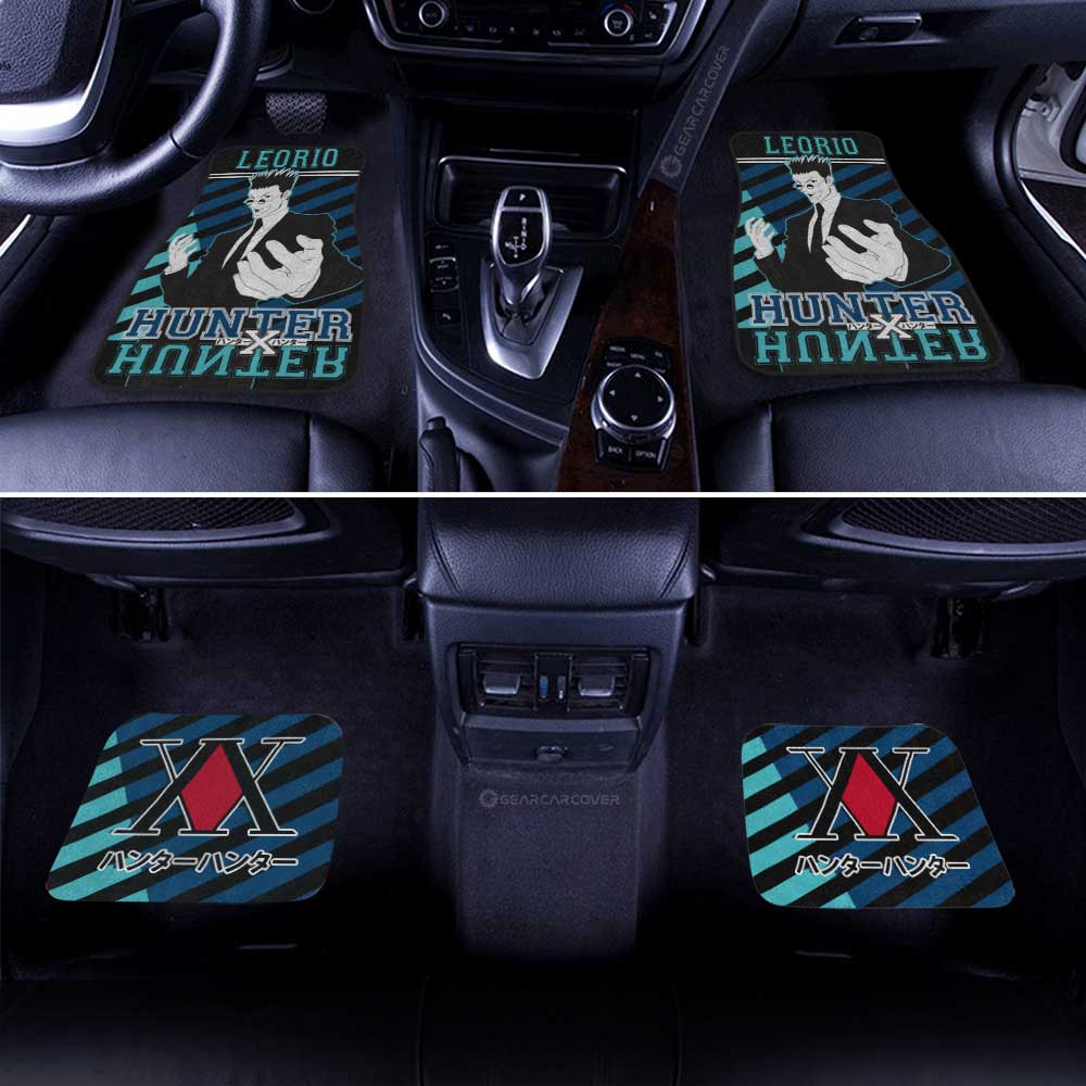 Leorio Paradinight Car Floor Mats Custom Hunter x Hunter Anime Car Accessories - Gearcarcover - 2