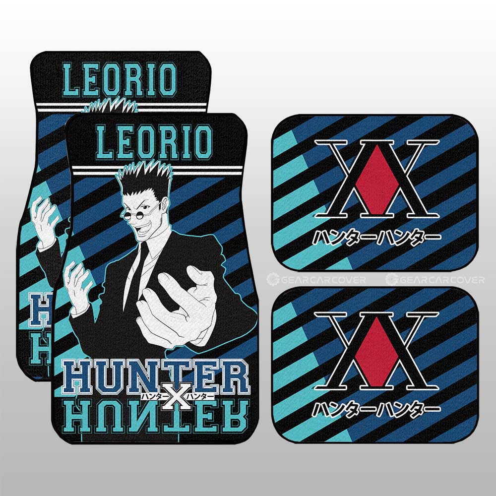 Leorio Paradinight Car Floor Mats Custom Hunter x Hunter Anime Car Accessories - Gearcarcover - 3