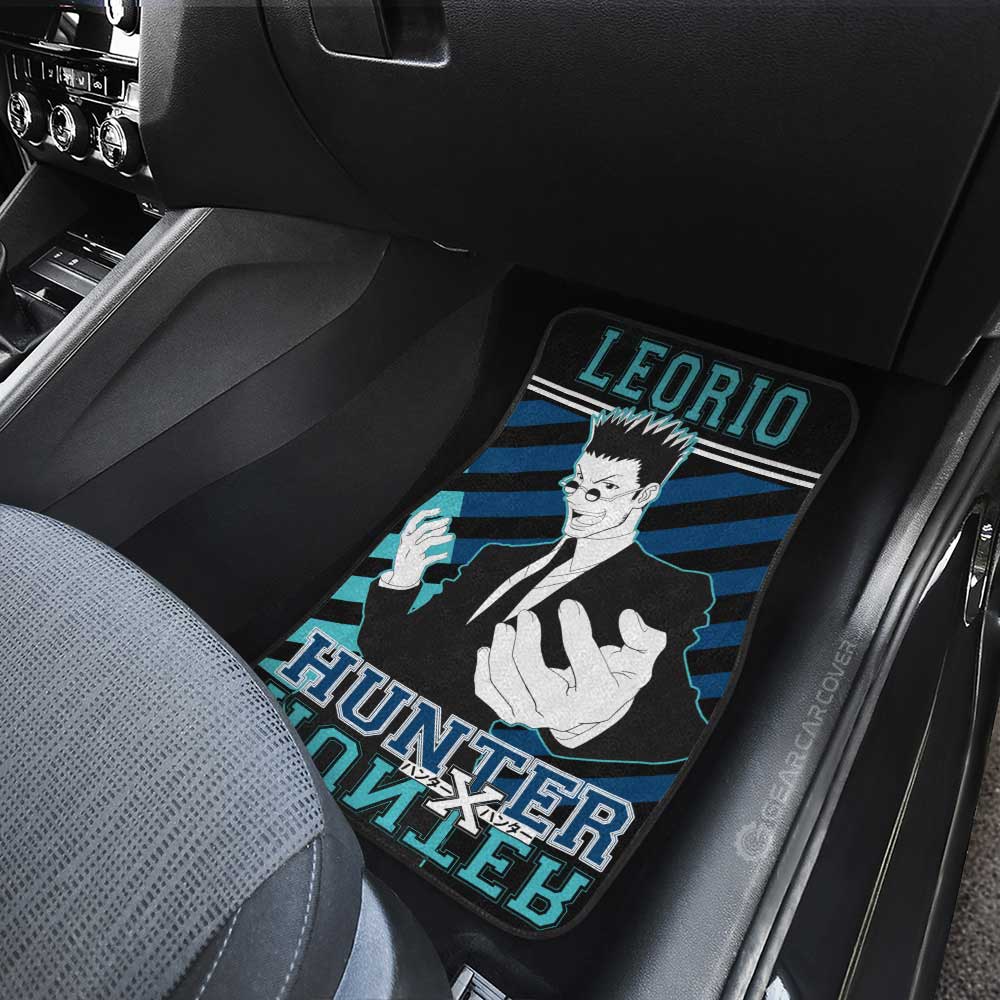 Leorio Paradinight Car Floor Mats Custom Hunter x Hunter Anime Car Accessories - Gearcarcover - 4