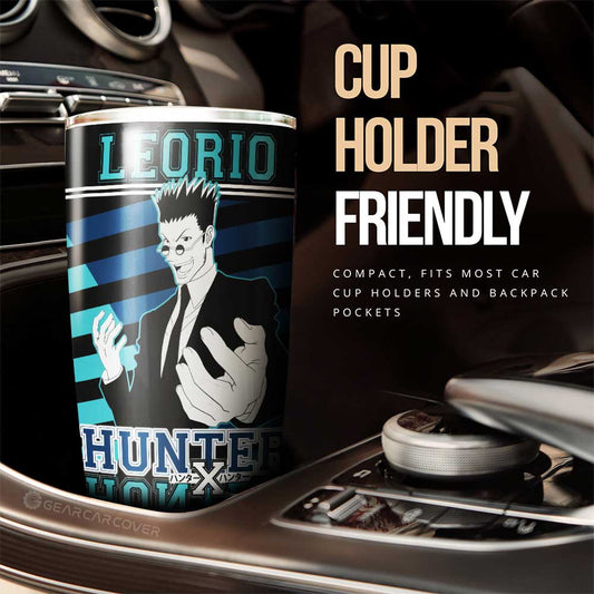 Leorio Paradinight Tumbler Cup Custom Hunter x Hunter Anime Car Interior Accessories - Gearcarcover - 2