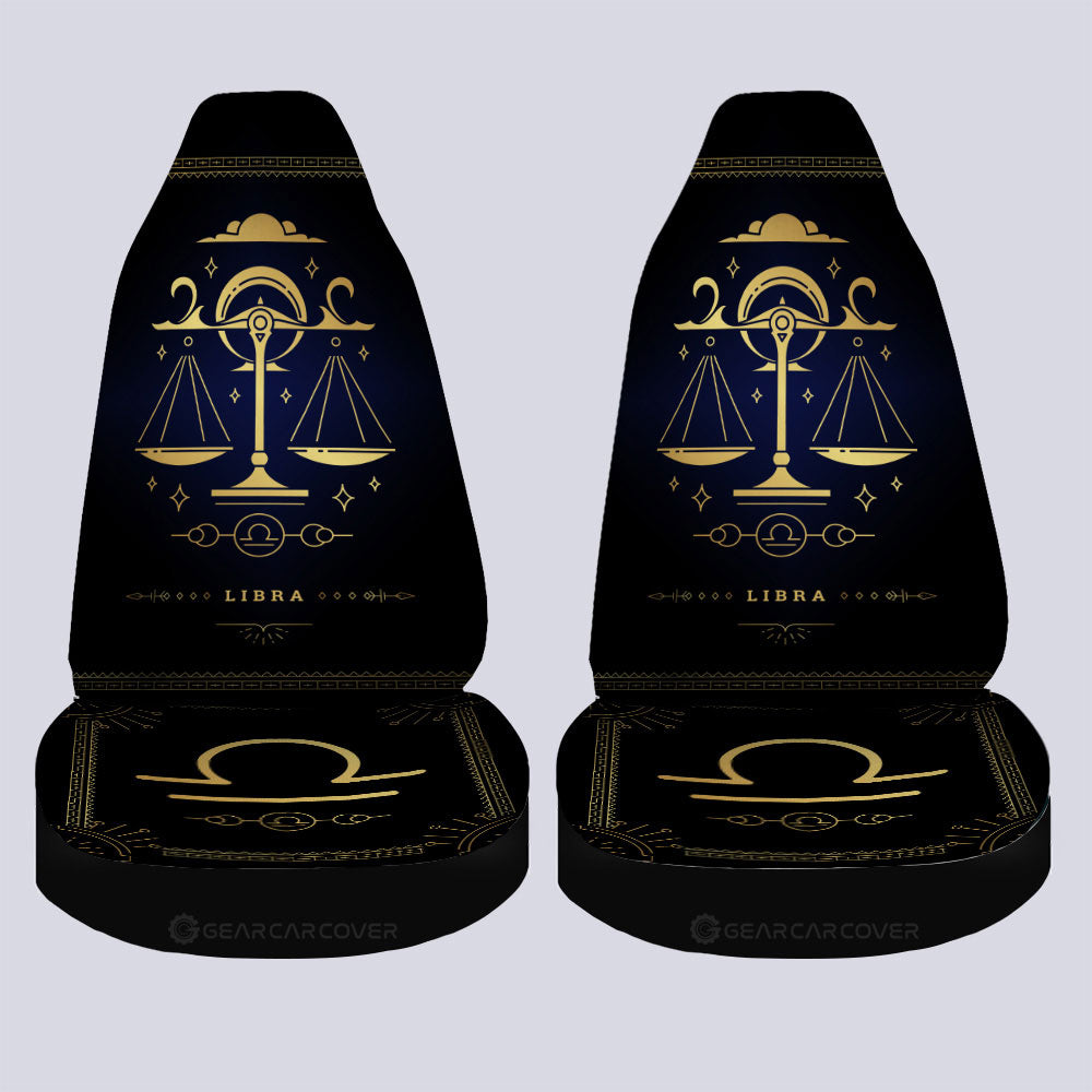 Libra Car Seat Covers Custom Zodiac Car Accessories - Gearcarcover - 2