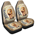 Lion Car Seat Covers Custom I Love You To The Moon And Back Lion Car Accessories - Gearcarcover - 4