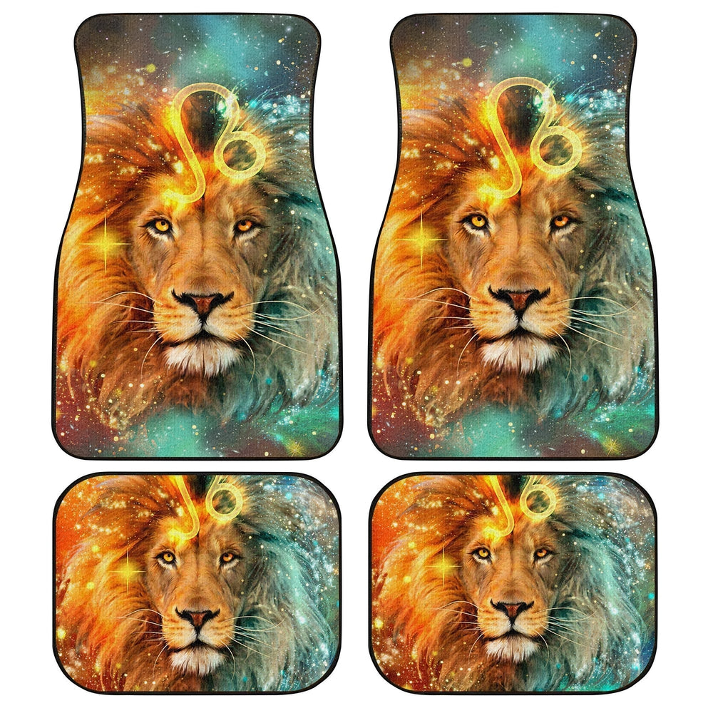 Lion Zodiac Car Floor Mats Personalized Car Accessories - Gearcarcover - 5