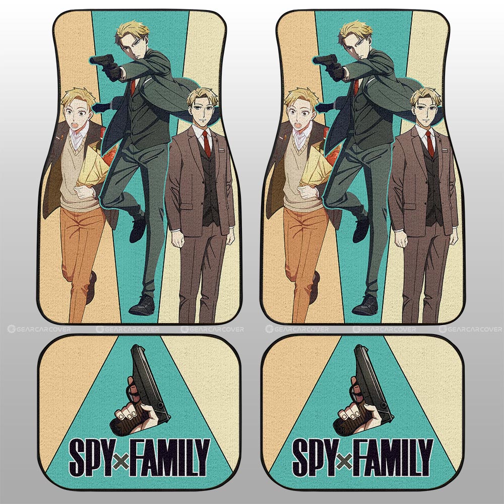Loid Forger Car Floor Mats Custom Spy x Family Anime Car Accessories - Gearcarcover - 2